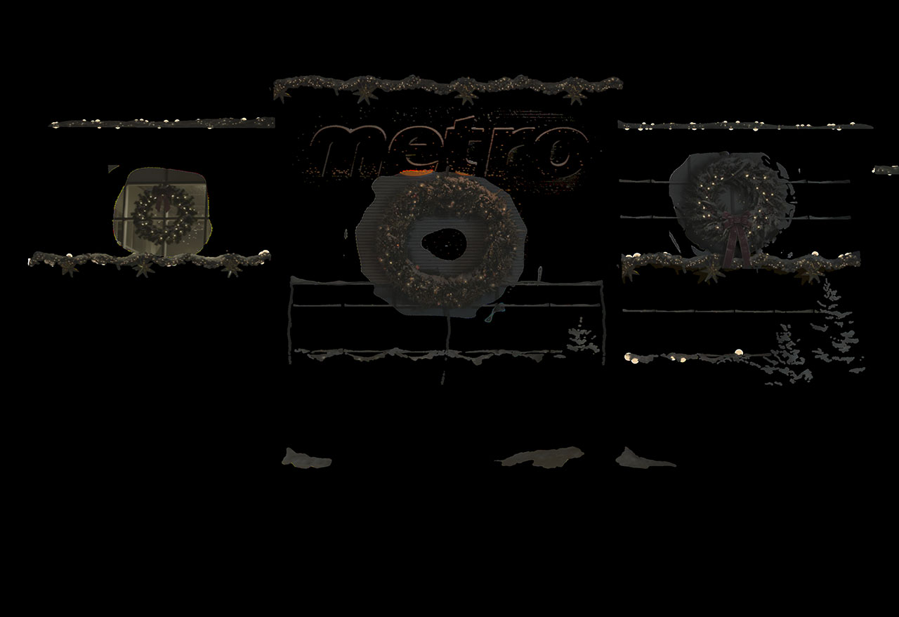 MATTE PAINTING CHRISTMAS DECORATION LAYER