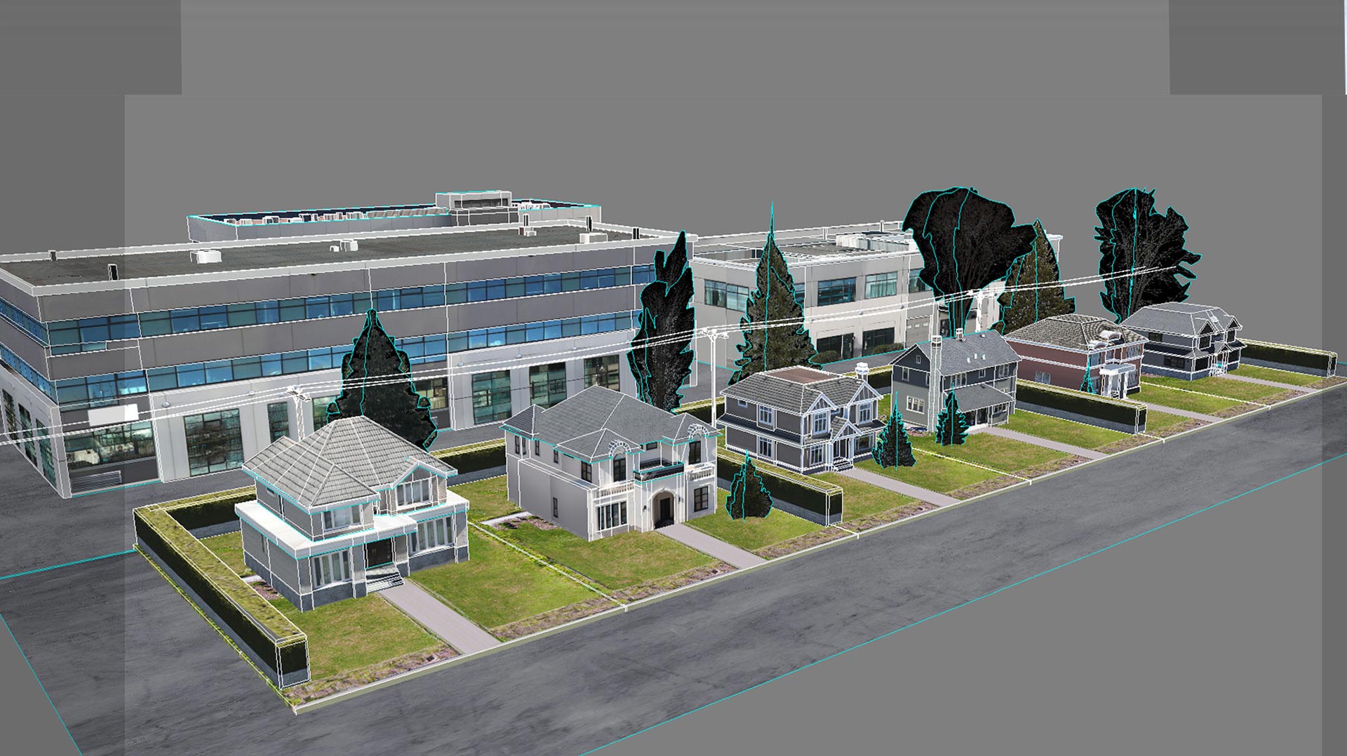 2.5D CITY MODELING & PROJECTION