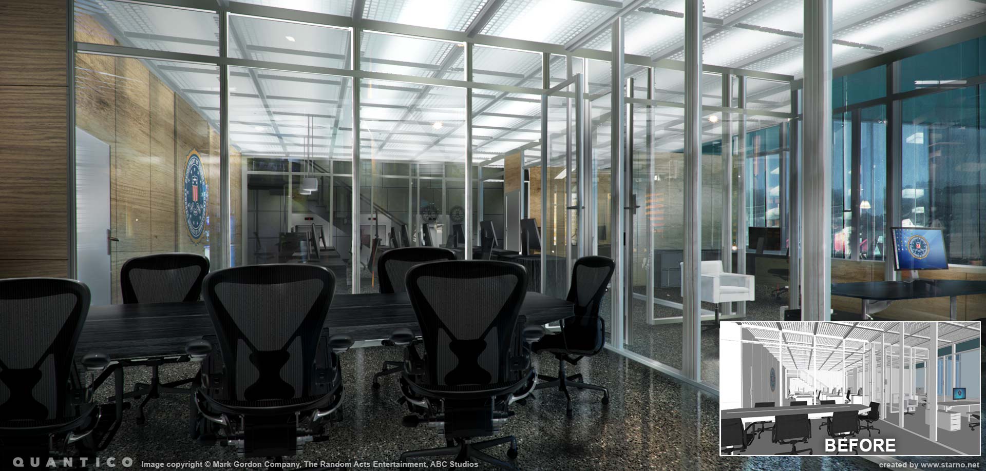 CONFERENCE ROOM PREVISUALIZATION CONCEPT ART