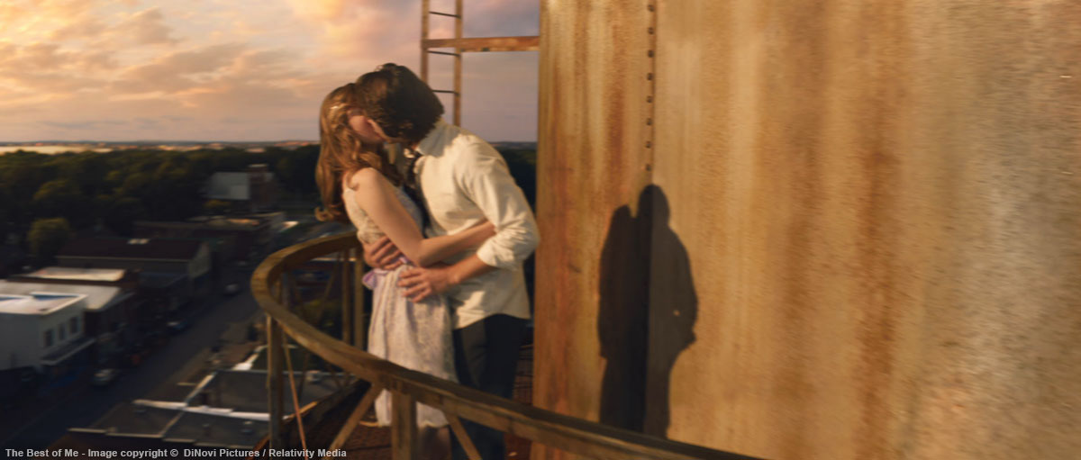 Water Tank Sunset - Matte Painting