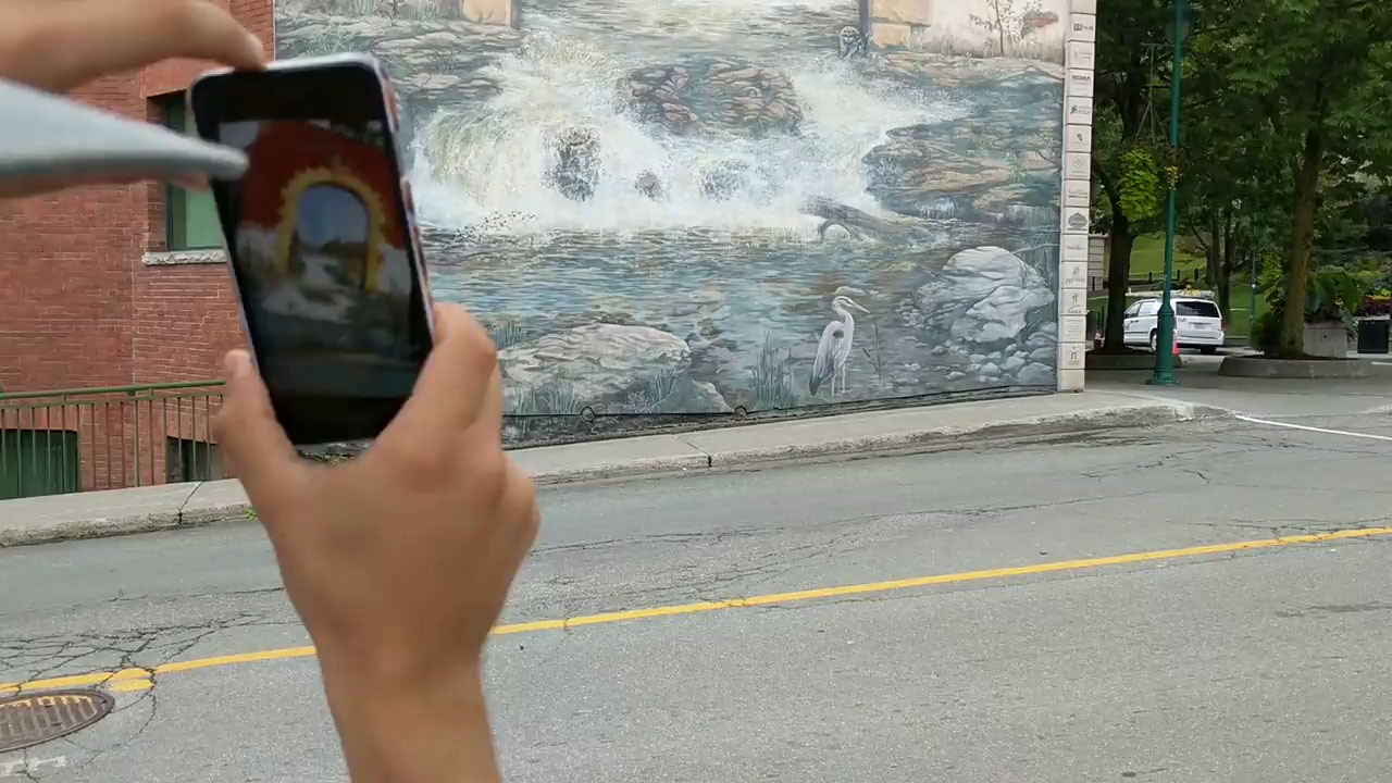 SHERBROOKE MURALS AUGMENTED REALITY